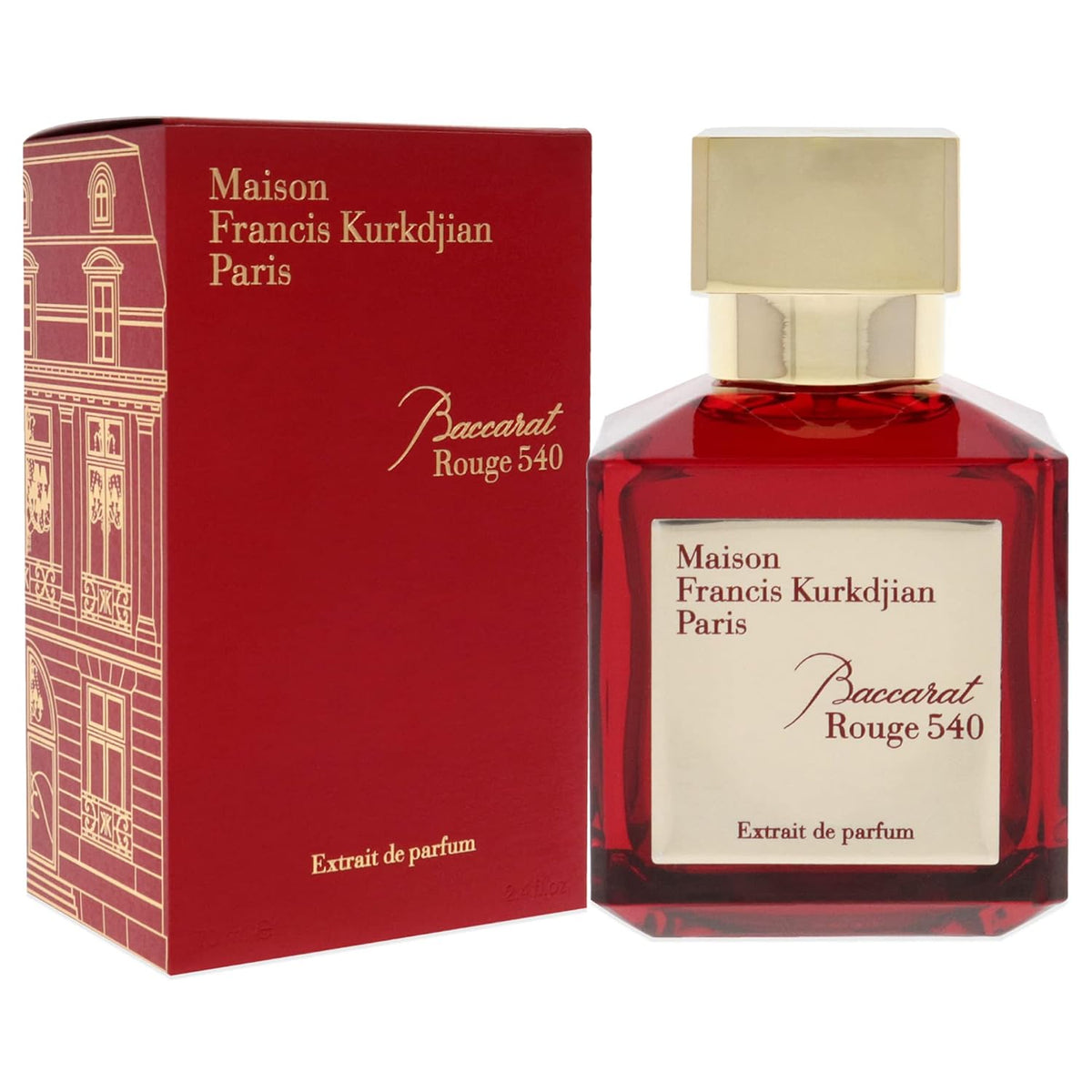 Maison Francis Kurkdjian Baccarat Rouge 540 Pure Perfume (2.3 Fluid Ounces) – 65% Off Designer Perfume for Unisex