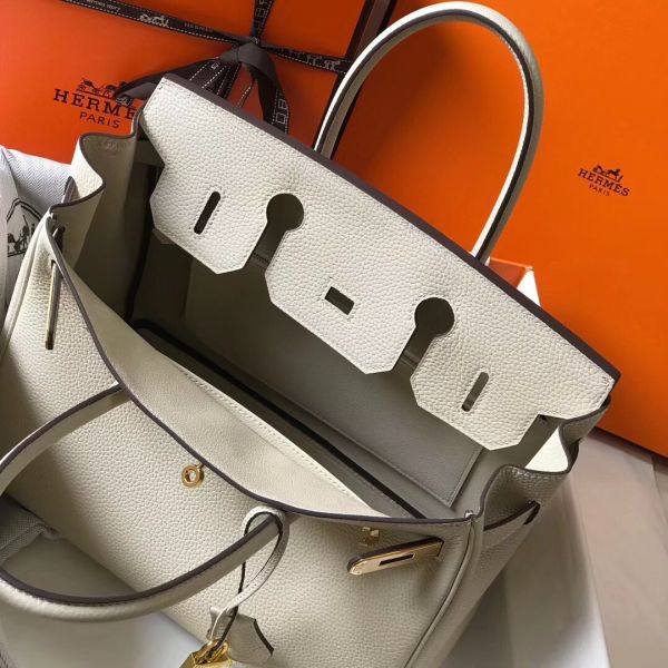 HERM Birkin 30cm Bag In Beton