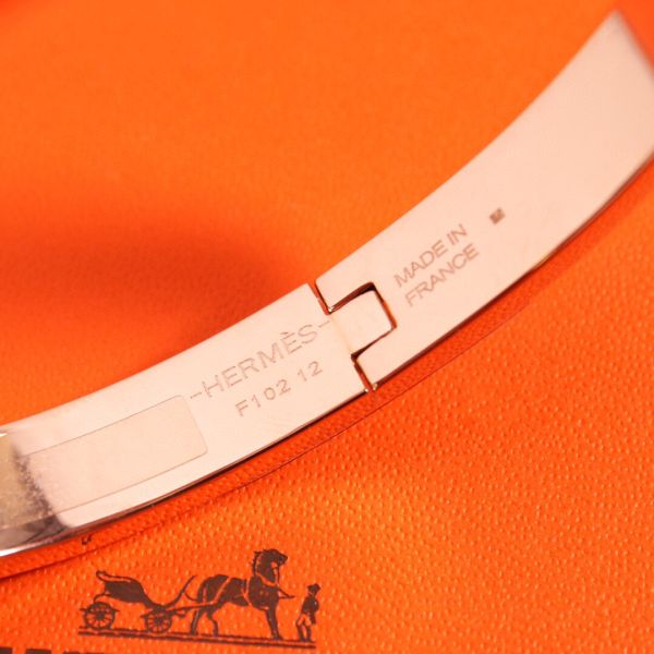 HERM Creme Mini Clic Kelly Bracelet