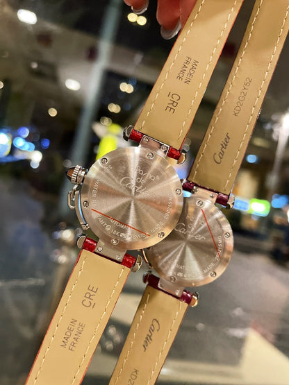 PASHA DE CARTIER 35MM QUARTZ PINK DIAL