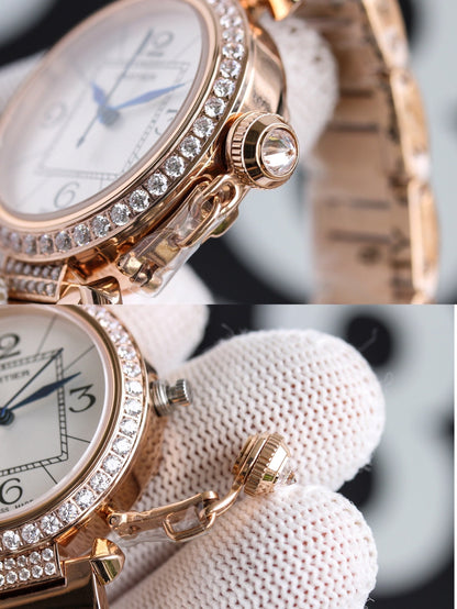PASHA DE CARTIER 32MM AUTOMATIC ROSE GOLD CASE