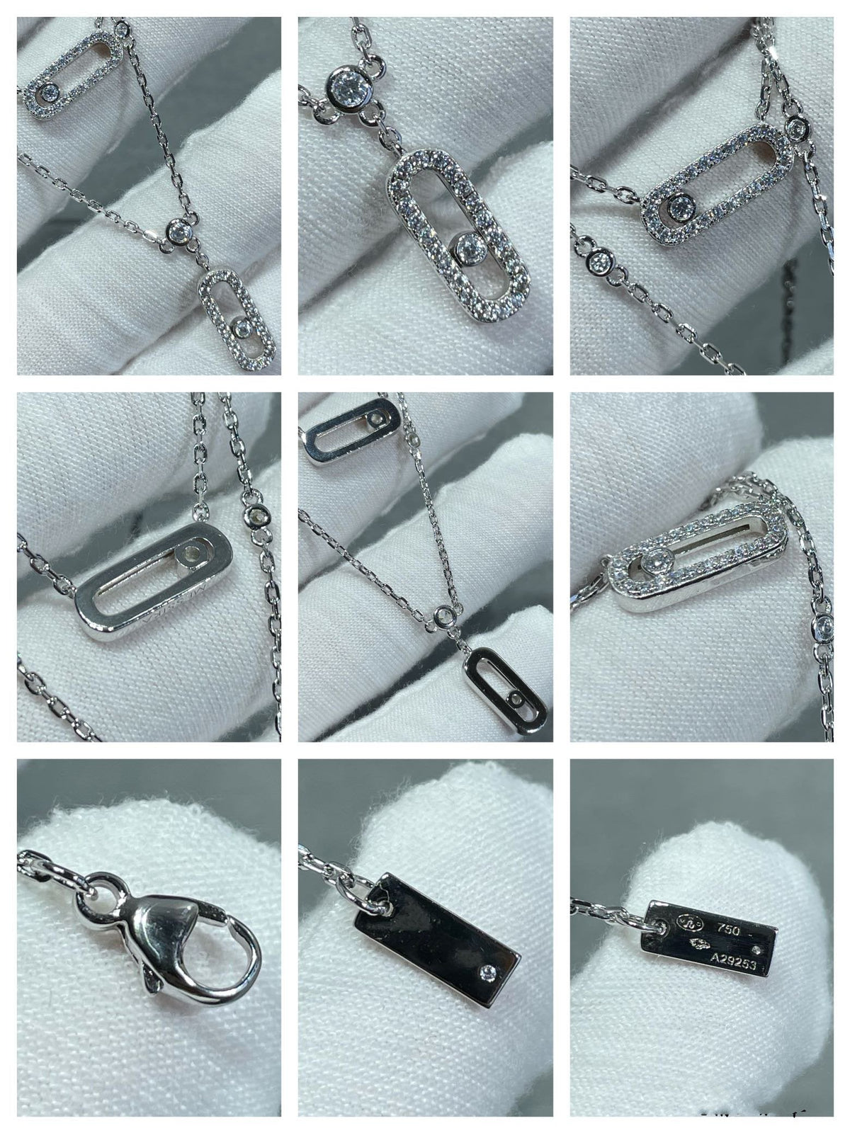 MOVE 2 ROW DIAMOND NECKLACE