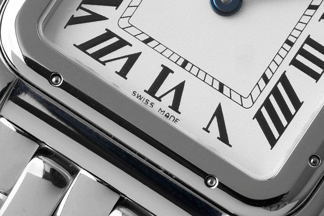 PANTHERE 27MM SILVER CASE WHITE DIAL