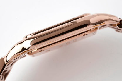 PANTHERE 27MM PINK GOLD WHITE DIAL