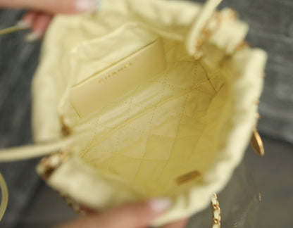 CC 22 ANTIBA HOBO BAG BEIGE 20CM