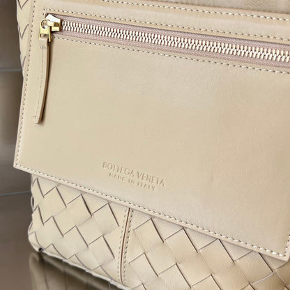 FLIP FLAP 23 BAG IN BEIGE LAMBSKIN