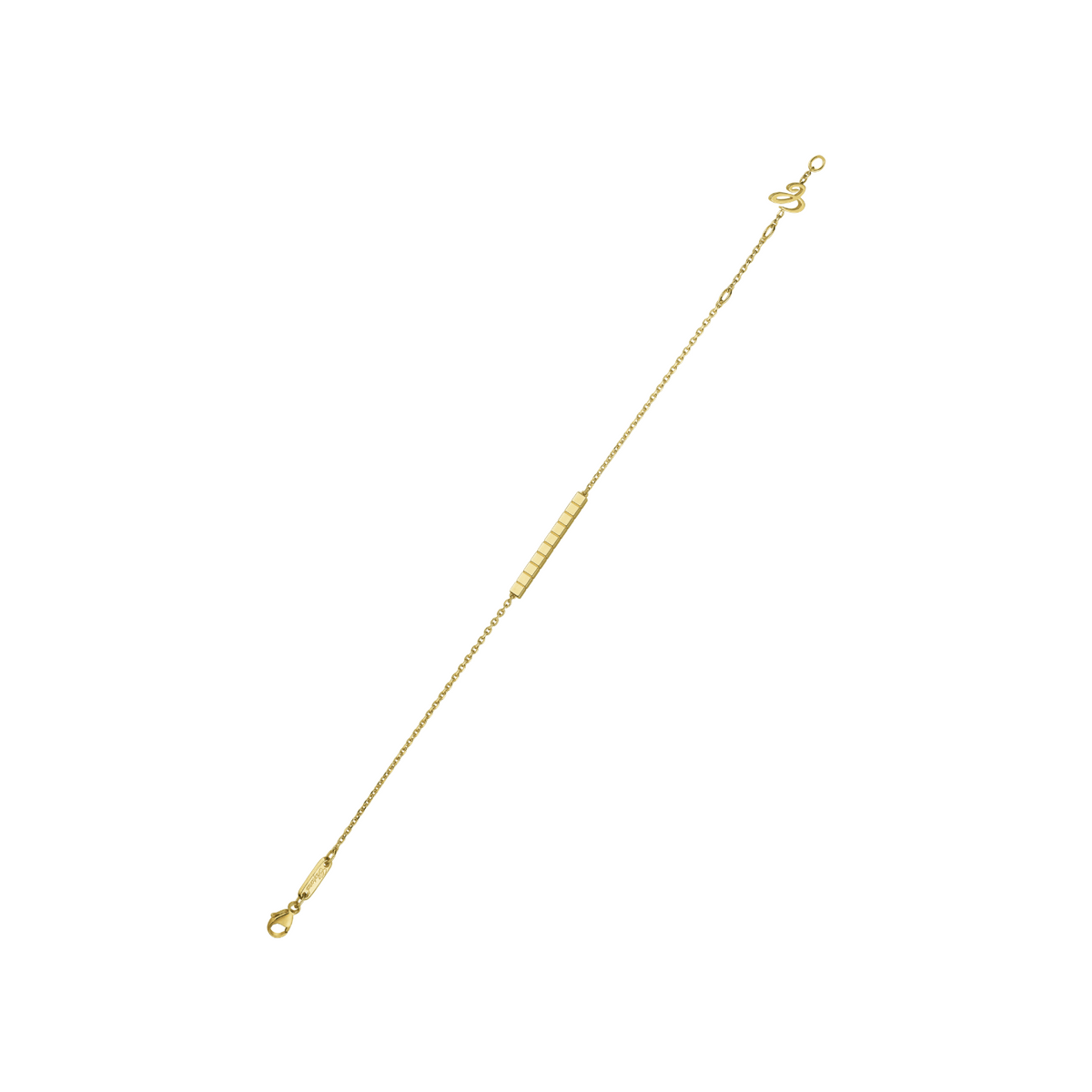 ICE CUBE 10 ELEMENTS GOLD BRACELET