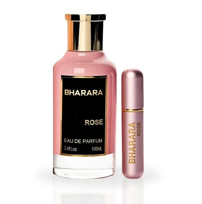Bharara Rose Long Lasting Floral Perfume 3.4 fl oz / 100 ml – Premium Unisex Scent, Ships Free