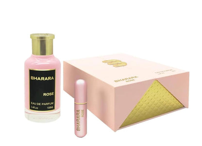 Bharara Rose Long Lasting Floral Perfume 3.4 fl oz / 100 ml – Premium Unisex Scent, Ships Free