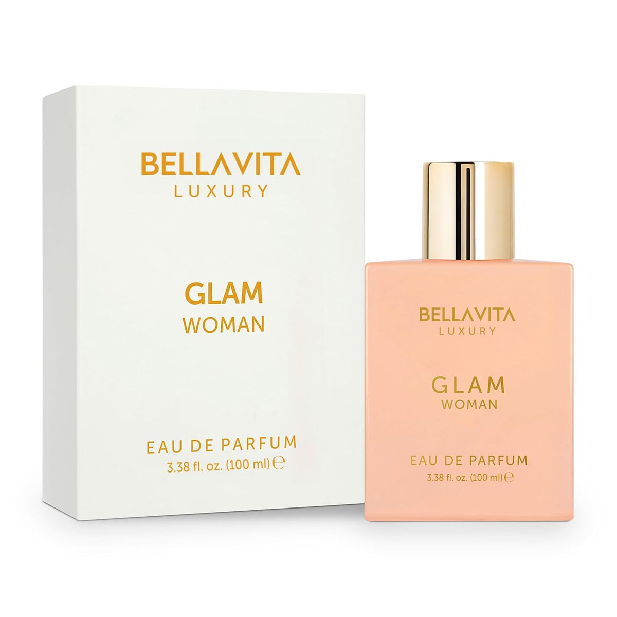 Bellavita Luxury Glam 3.4 fl oz / 100 ml – Elegant Unisex Eau de Parfum, Fast USA Ship