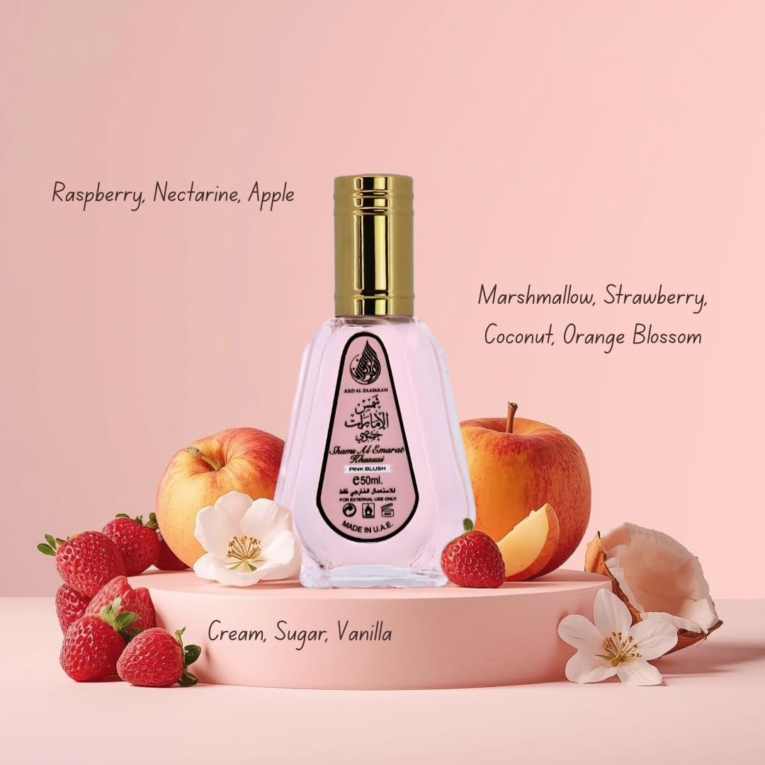 Pink Blush Marshmallow Scent 3.4 fl oz / 100 ml – Elegant Women Eau de Parfum, Fast USA Ship