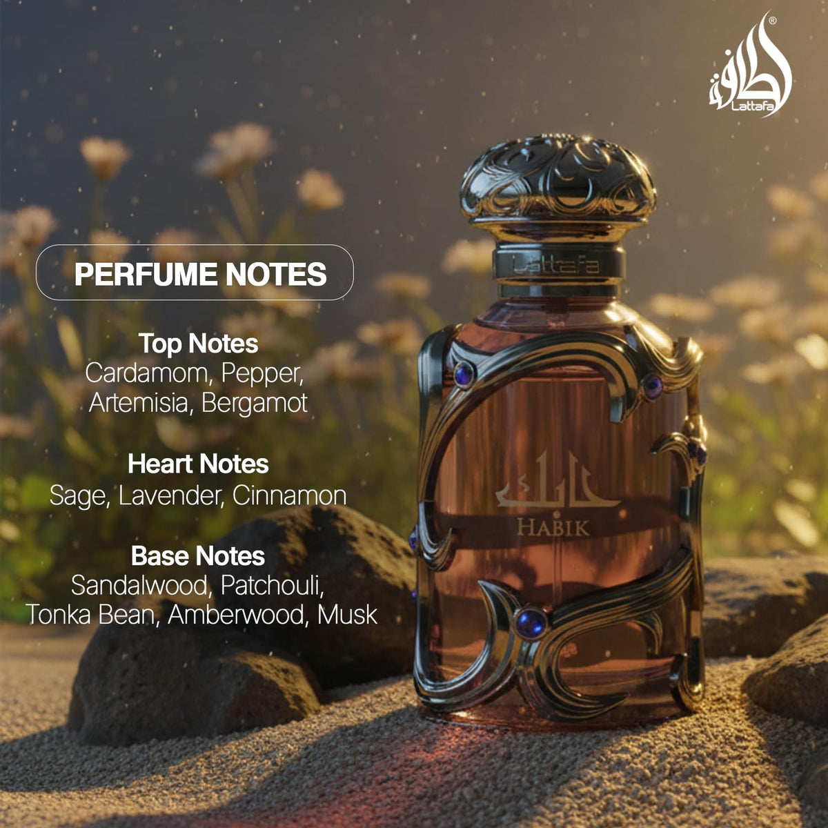 Lattafa Habik (3.40 Ounce / 100 ml) – 60% Off Designer Perfume for Men