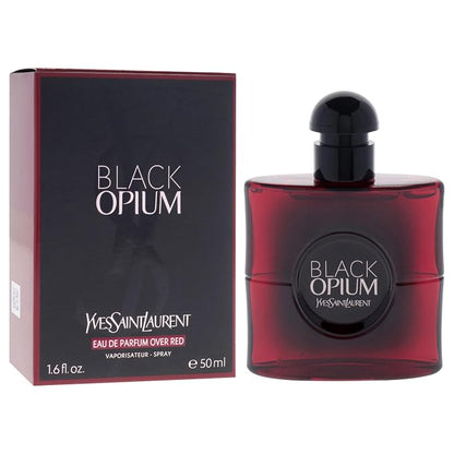 Yves Saint Laurent Black Opium Over Red 1.69 oz – Elegant Women Eau de Parfum, Fast USA Ship
