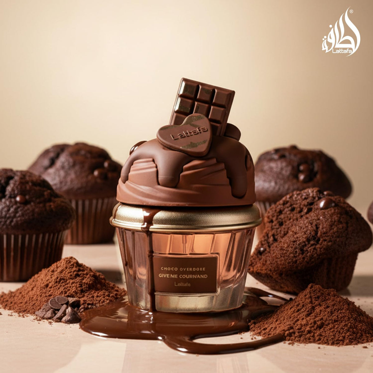 Lattafa Choco Overdose 2.6 Ounce / 75 ml – Elegant Unisex Eau de Parfum, Fast USA Ship