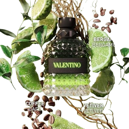 Valentino Uomo Born in Roma Green Stravaganza 3.4 oz (100 ml) for Men | Genuine Designer Fragrance – Free Delivery