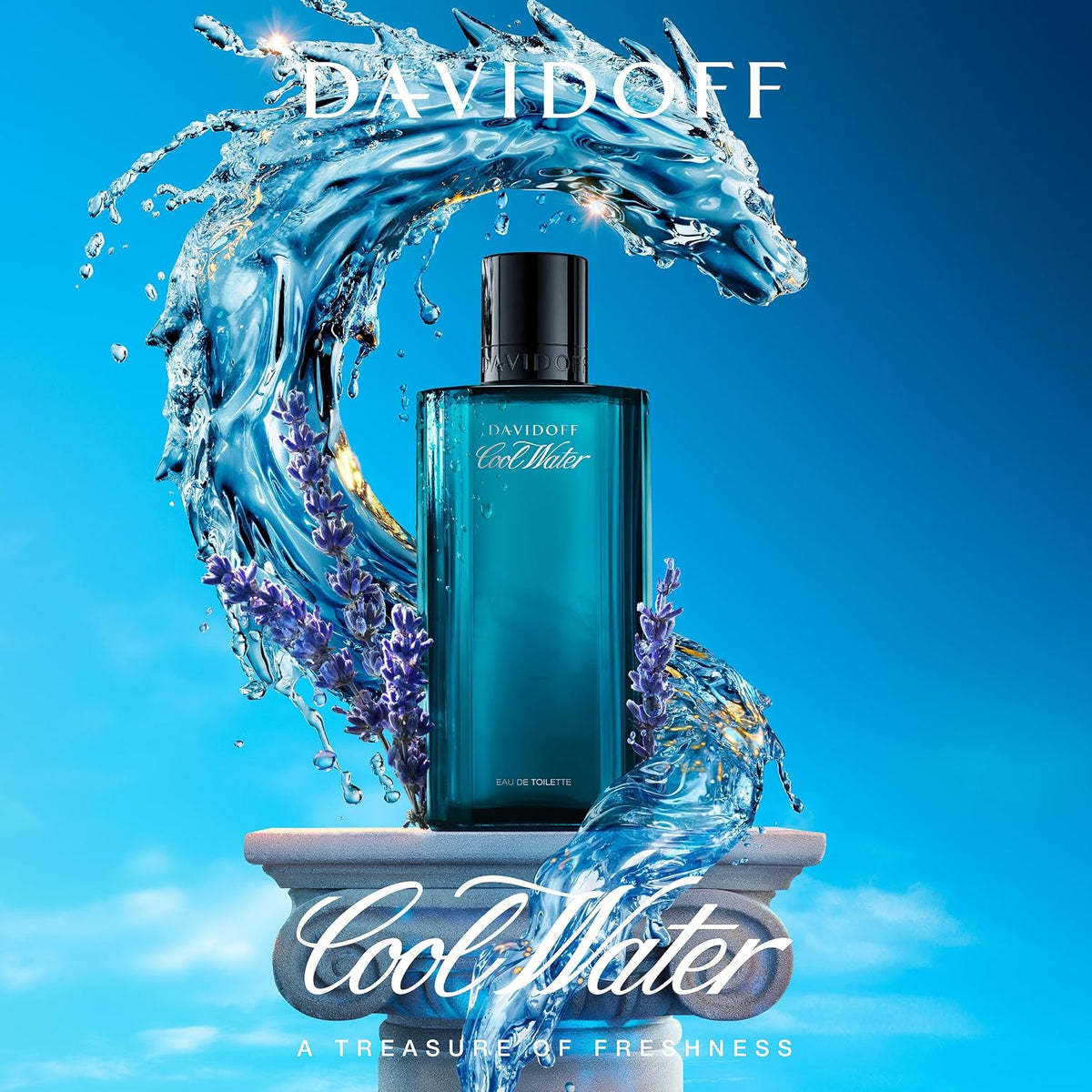 Davidoff Cool Water 4.2 Ounce / 125 ml – Premium Men Scent, Ships Free