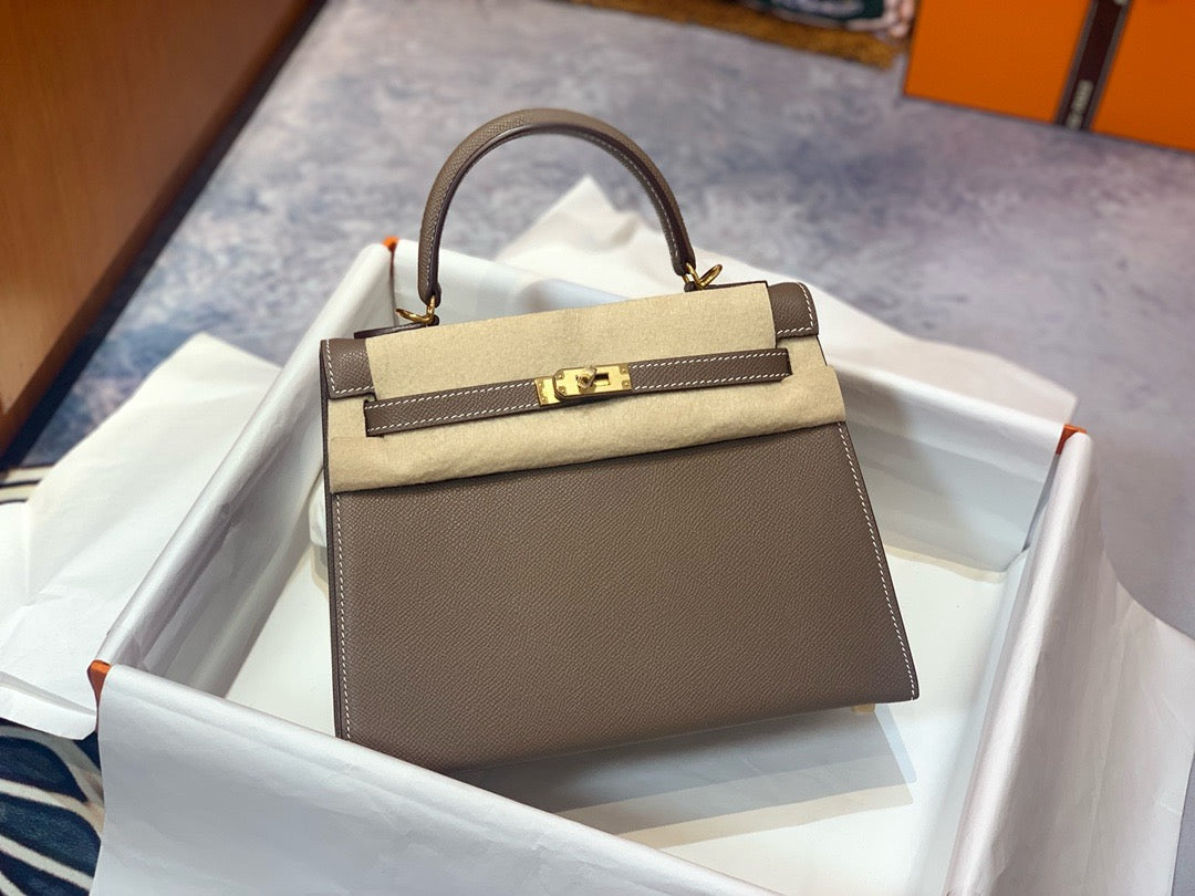 HERM Kelly 25cm, Etoupe, Epsom