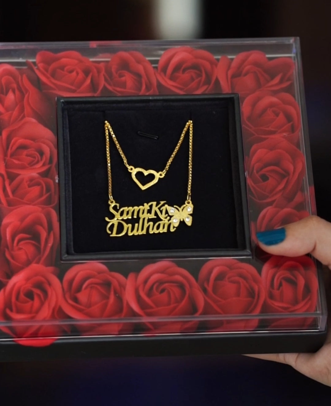 Queen butterfly necklace