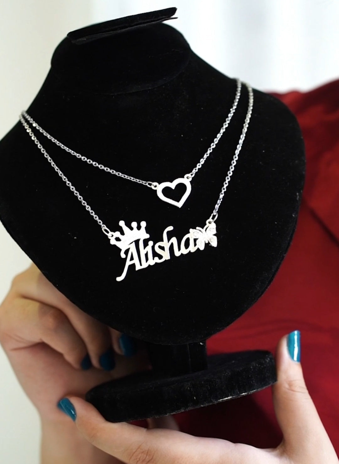 Queen butterfly necklace
