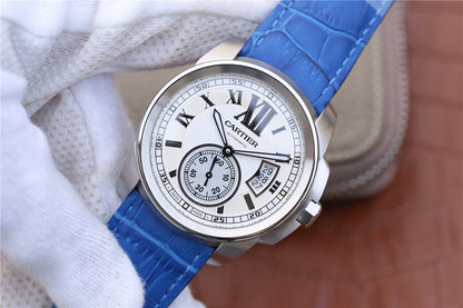 CALIBRE DIVER 42 AUTOMATIC STEEL CASE WHITE DIAL