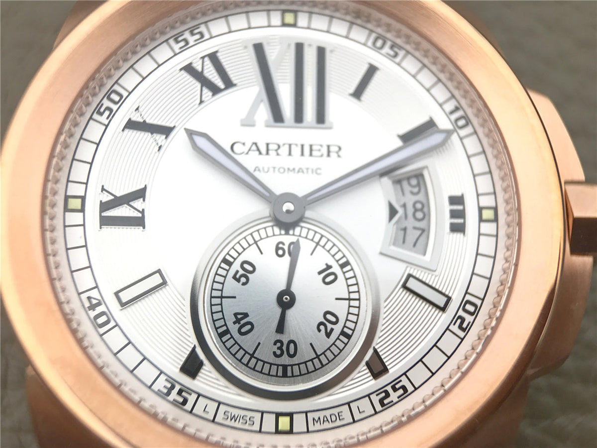 CALIBRE DIVER 42 AUTOMATIC ROSE GOLD CASE WHITE DIAL
