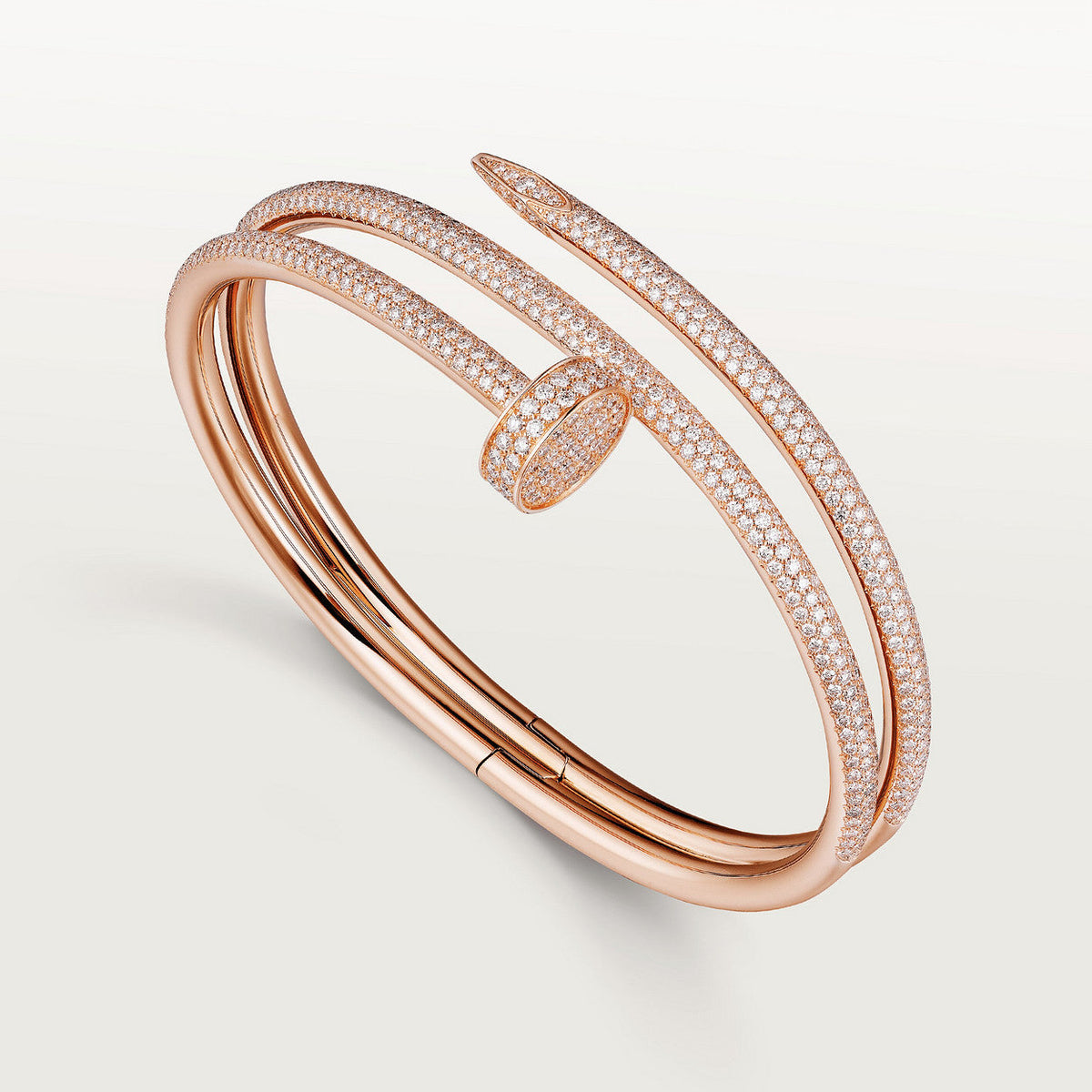 JUSTE BRACELET 3.5MM DOUBLE ROW FULL DIAMOND