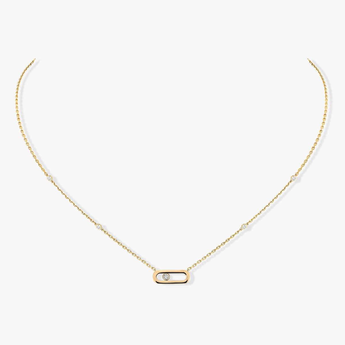 MOVE UNO DIAMOND NECKLACE
