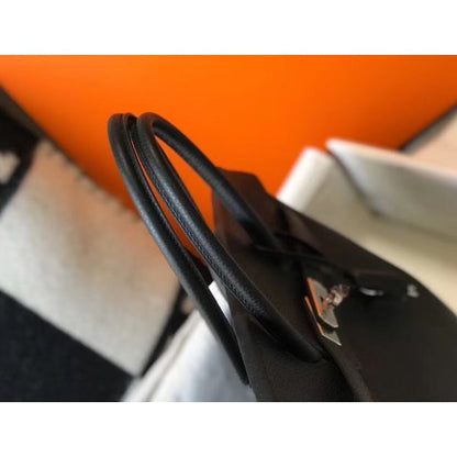 HERM Birkin 30cm Bag In Black Togo Leather PHW