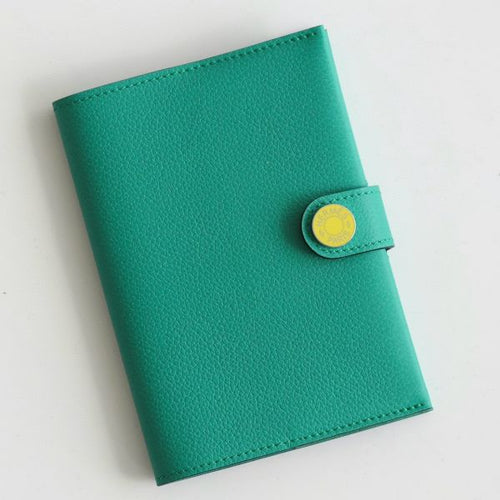 HERM R.M.S Passport Holder in Vert Verone Evercolor Calfskin