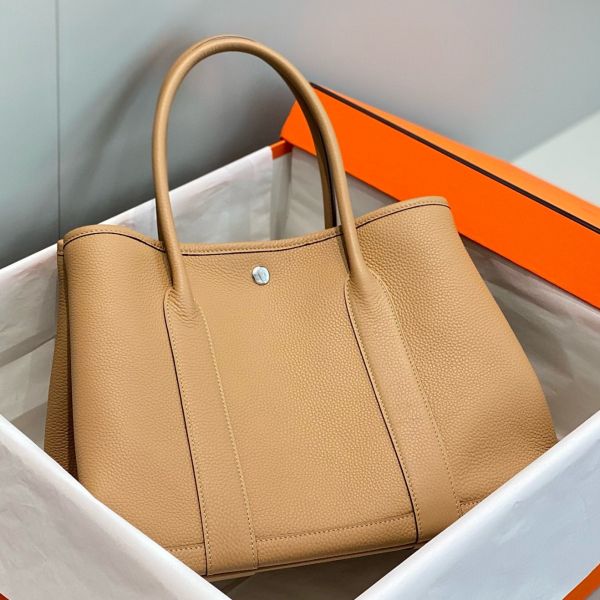 HERM Garden Party 36 Bag In Chai Clemence Leather