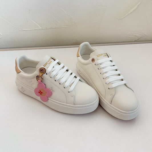 TIME OUT SNEAKER IN WHITE CALFSKIN