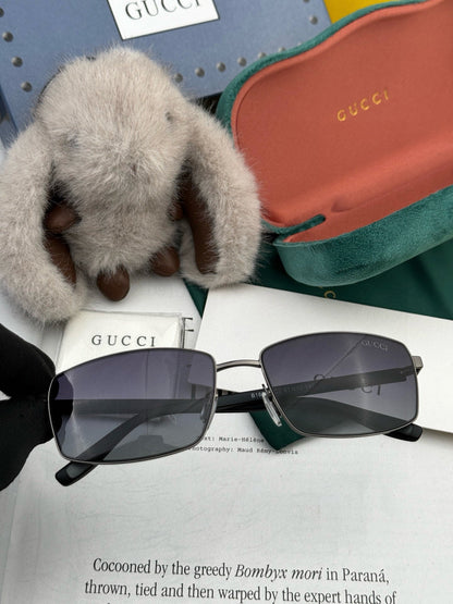 RECTANGULAR FRAME SUNGLASSES G51806 IN METAL