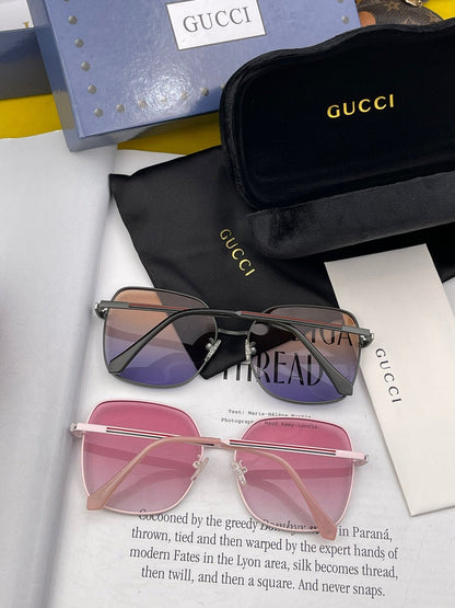 SQUARE FRAME SUNGLASSES G22201 IN METAL