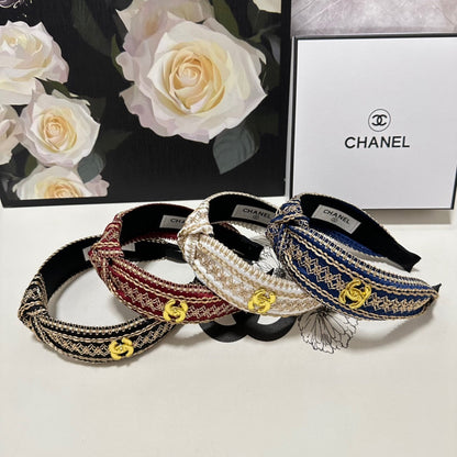 LIGHT YELLOW MIX WHITE FABRIC HEADBAND 168588