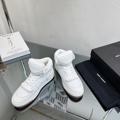 SL SL/80 MID-TOP SNEAKER WHITE CALFSKIN