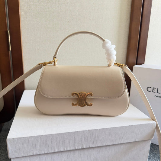TEEN LOLA 20 IN WHITE CALFSKIN GOLD HARDWARE