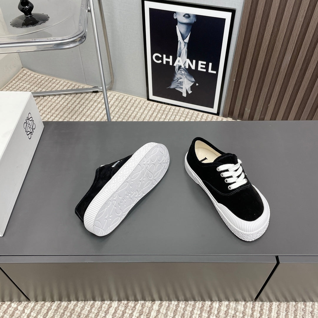 TERRA VULCA LACE-UP SNEAKER IN BLACK SUEDE