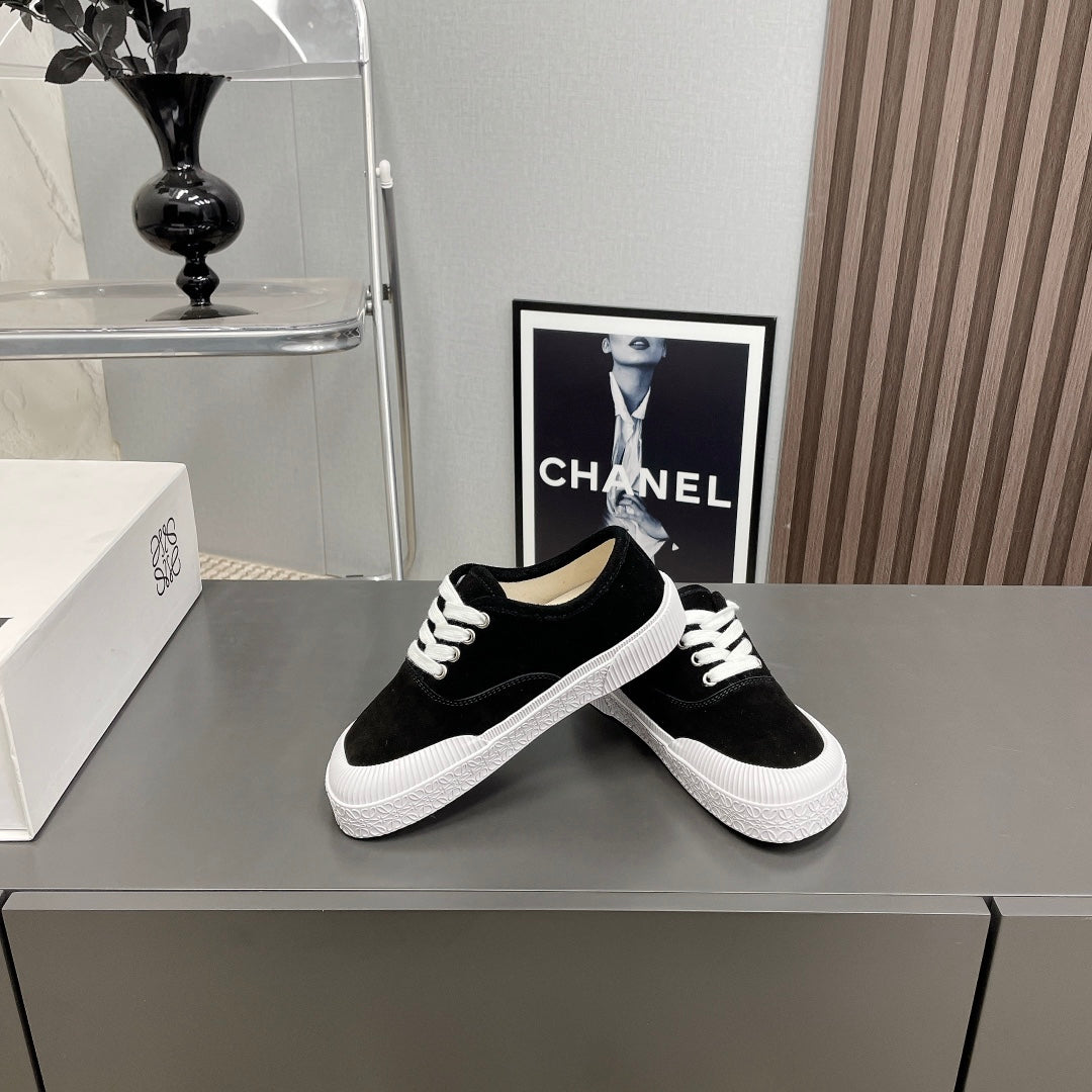 TERRA VULCA LACE-UP SNEAKER IN BLACK SUEDE