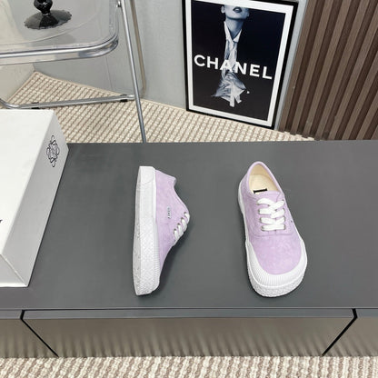TERRA VULCA LACE-UP SNEAKER IN PASTEL PURPLE SUEDE