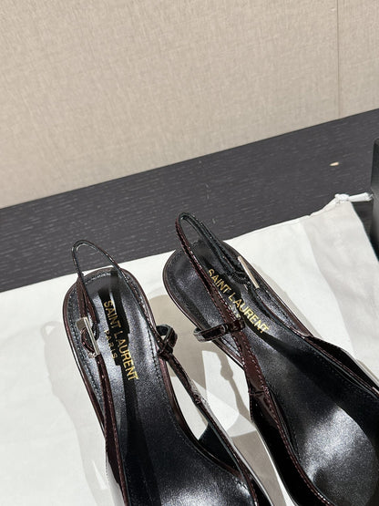 SL CHERISH SLINGBACK 75 WINE CALFSKIN