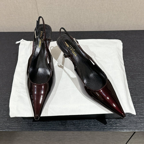 SL CHERISH SLINGBACK 75 WINE CALFSKIN