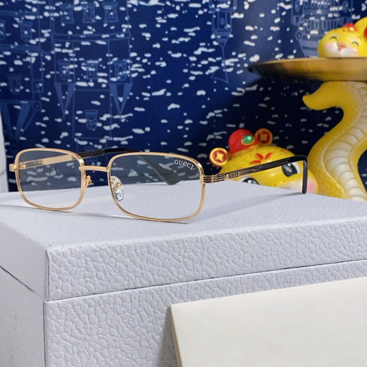 RECTANGULAR FRAME SUNGLASSES GG1457S IN METAL