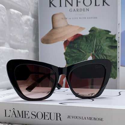 BOBBY B1U SUNGLASS 571590 IN BLACK ACETATE BROWN LENSES