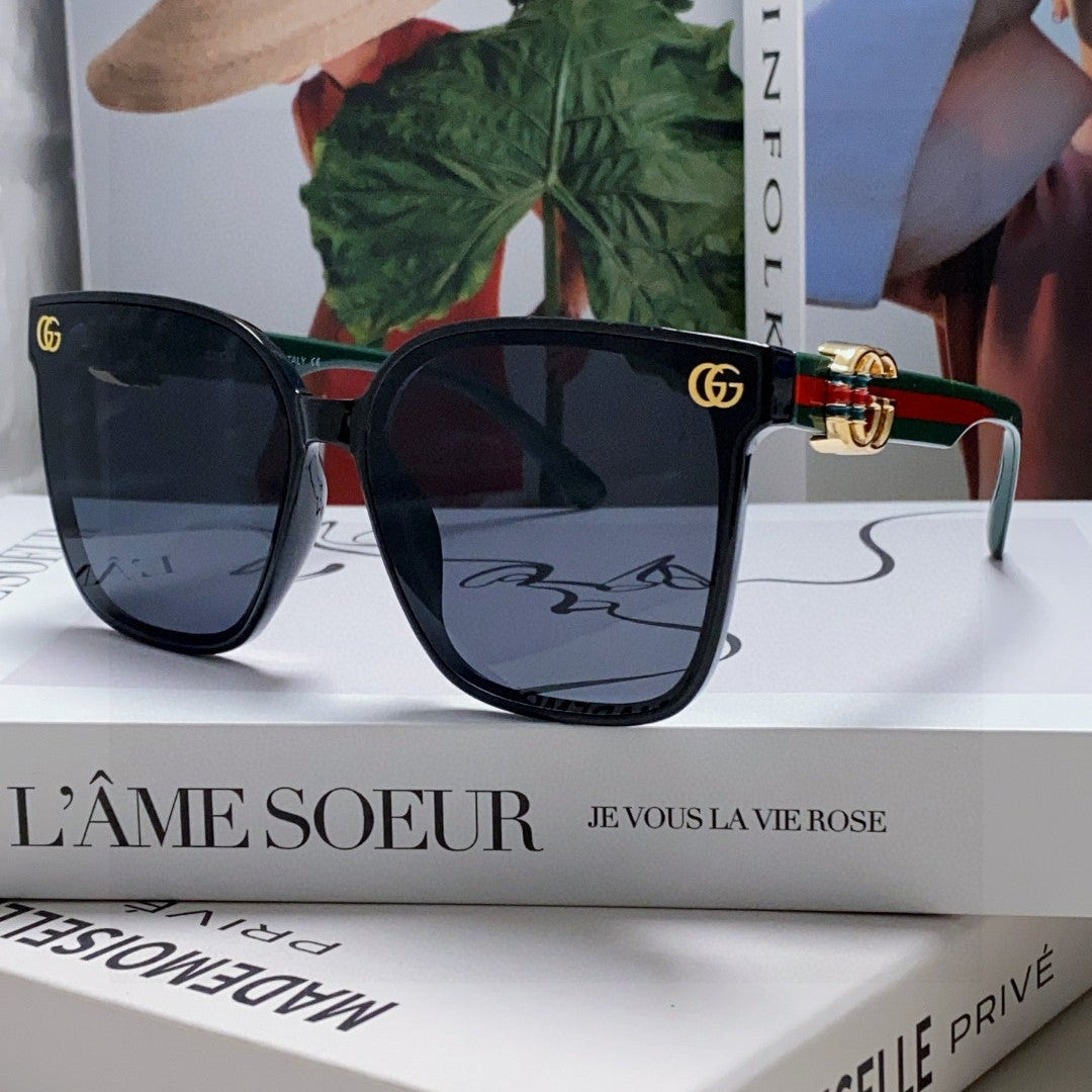 EMBOSSED LOGO BUTTERFLY FRAME SUNGLASSES 576876 IN ACETATE