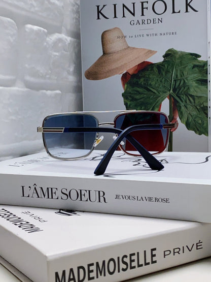 SQUARE FRAME SUNGLASSES 576880 IN METAL