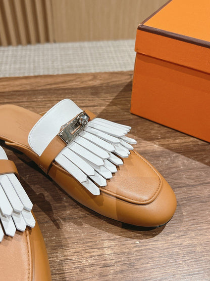 0Z Mule Fringed Bronze